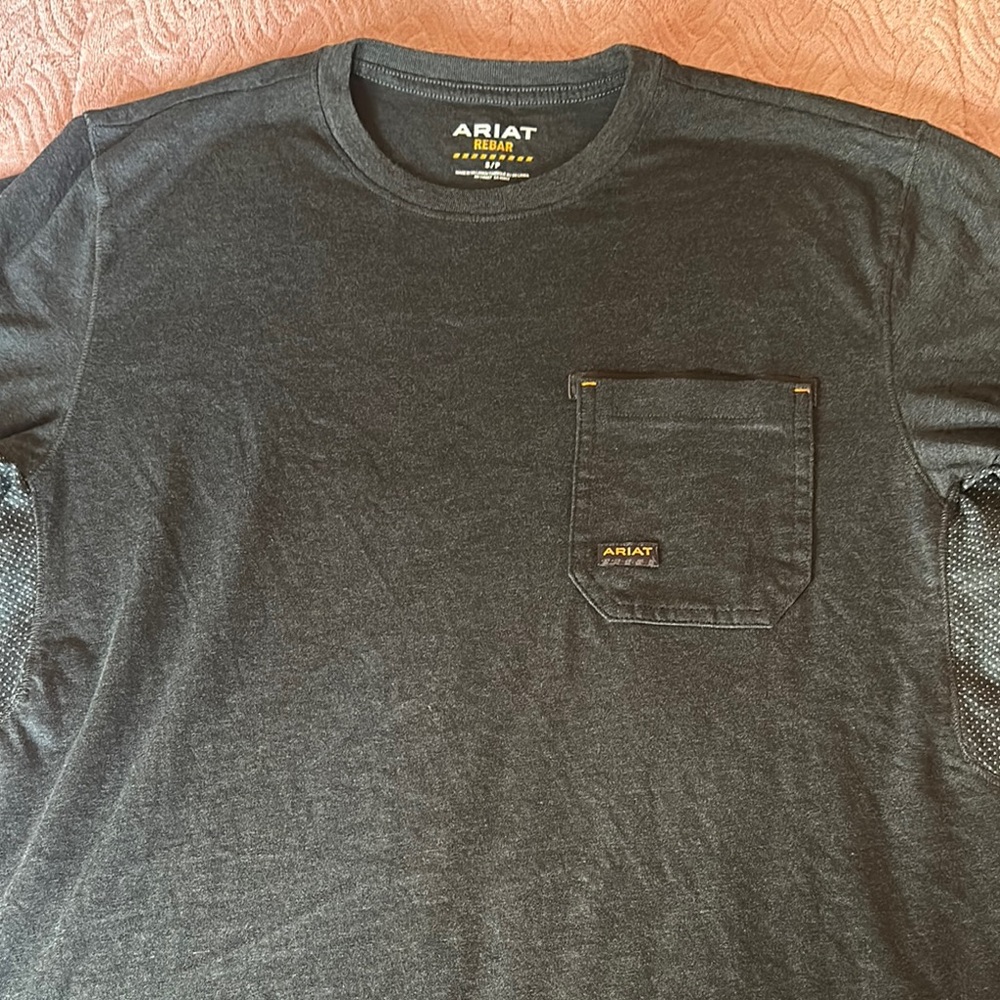 Ariat Men's Charcoal Long Sleeve Tee